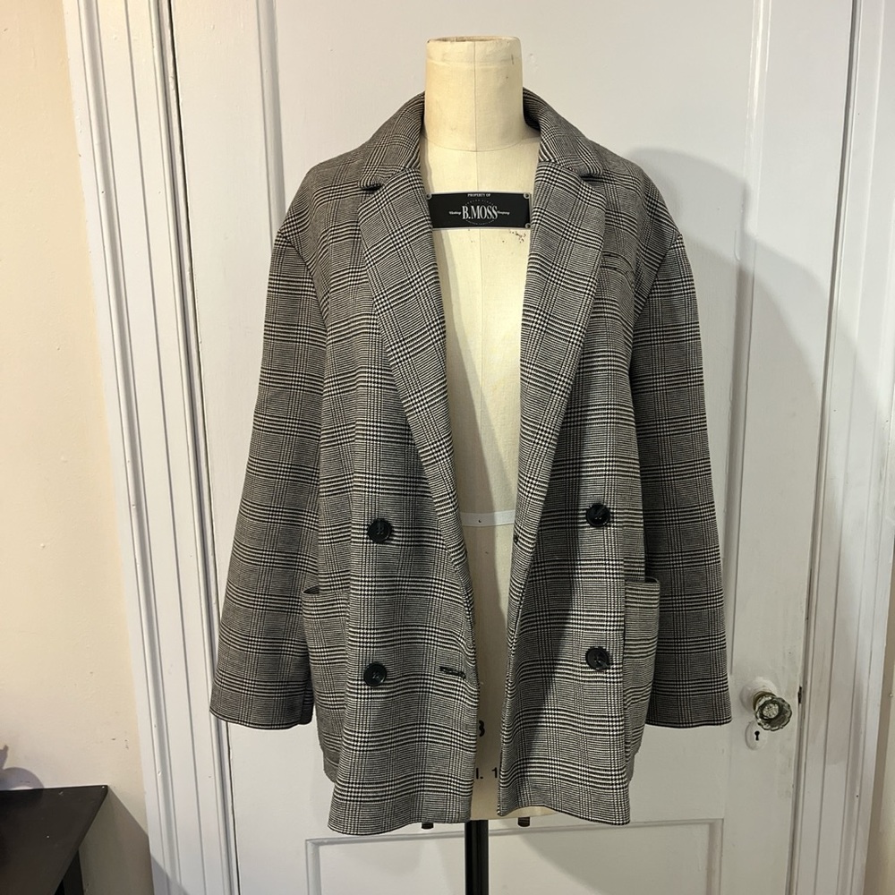 Oversized blazer coat, size medium